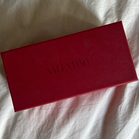 VALENTINO V Logo Octagonal Brown Gradient Glasses w/ Original box, cloth, case - Picture 5 of 6